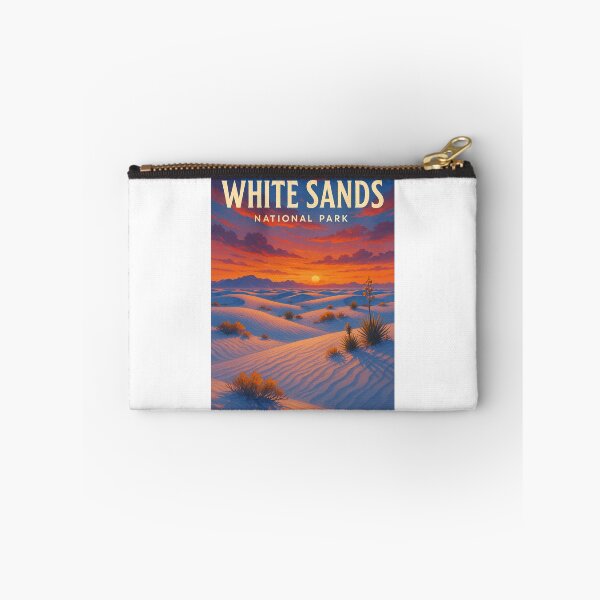 Item preview, White Sands National Park Sunset with Purple and Orange Sky designed and sold by Aryabek.