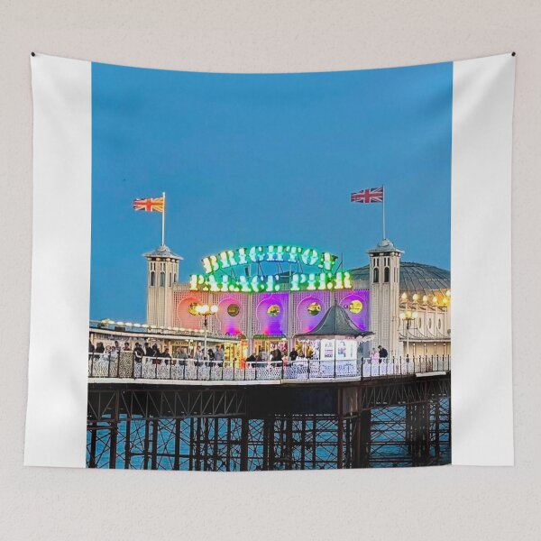 Item preview, Evening at Columbia Sportswear lBrighton Palace Pier designed and sold by Giuliaclimb.
