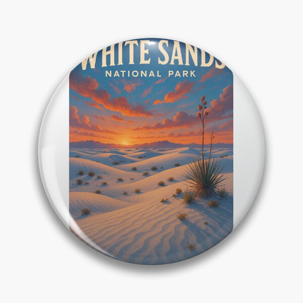 Item preview, White Sands National Park Sunrise over Rolling Dunes designed and sold by Aryabek.