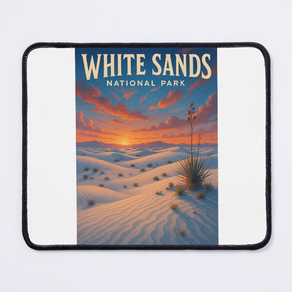Item preview, White Sands National Park Sunrise over Rolling Dunes designed and sold by Aryabek.