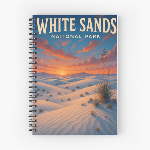 Item preview, White Sands National Park Sunrise over Rolling Dunes designed and sold by Aryabek.