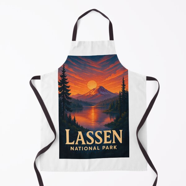 Item preview, Lassen National Park Mountain Sunset Over Alpine Lake designed and sold by Aryabek.