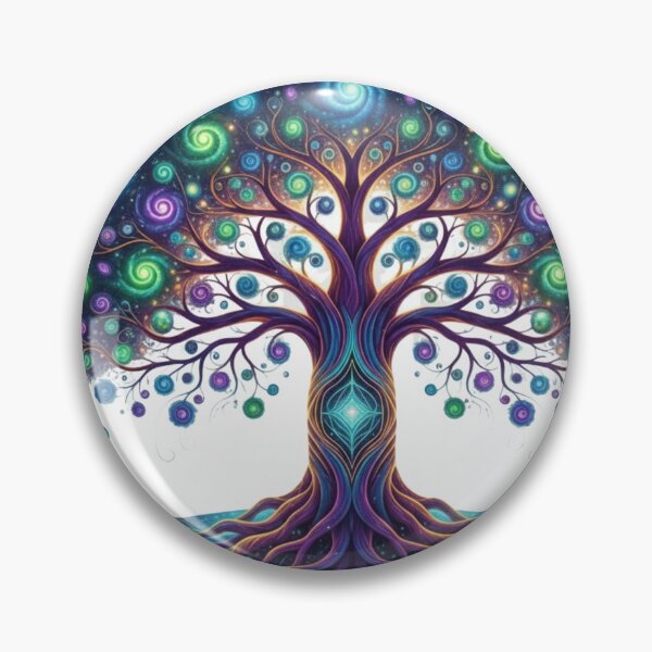 Item preview, Cosmic Tree of Life: Galactic Roots, Spiritual Swirls & Vibrant Energy designed and sold by MonaRose_Art.