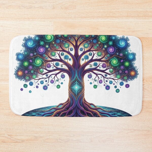 Item preview, Cosmic Tree of Life: Galactic Roots, Spiritual Swirls & Vibrant Energy designed and sold by MonaRose_Art.