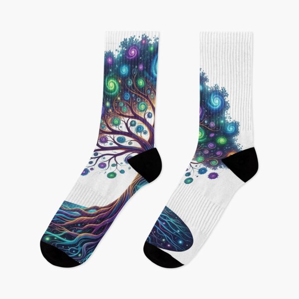 Item preview, Cosmic Tree of Life: Galactic Roots, Spiritual Swirls & Vibrant Energy designed and sold by MonaRose_Art.