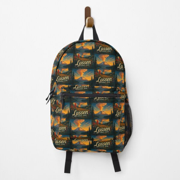 Item preview, Eruption at Lassen National Park with Wildflowers in Foreground designed and sold by Aryabek.