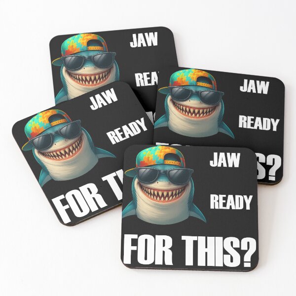 Item preview, Hip Shark T-Shirt – Jaw Ready For This? designed and sold by LarryMBrown.