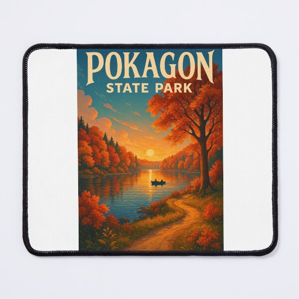 Item preview, Sunset Canoe Ride in Pokagon State Park, Indiana designed and sold by Aryabek.