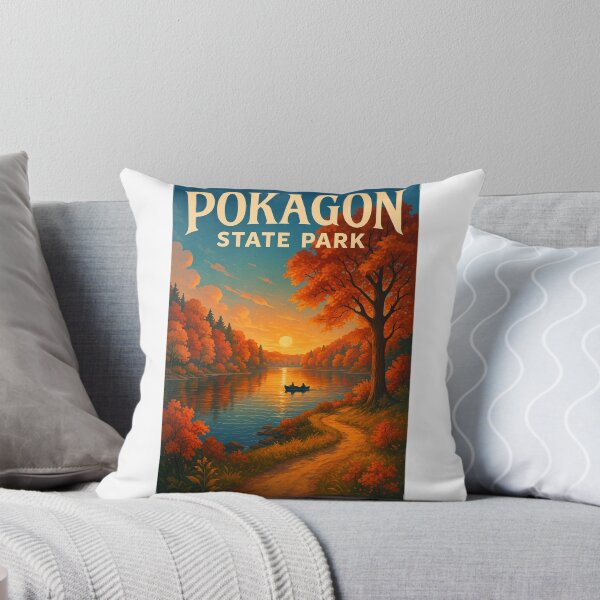 Item preview, Sunset Canoe Ride in Pokagon State Park, Indiana designed and sold by Aryabek.