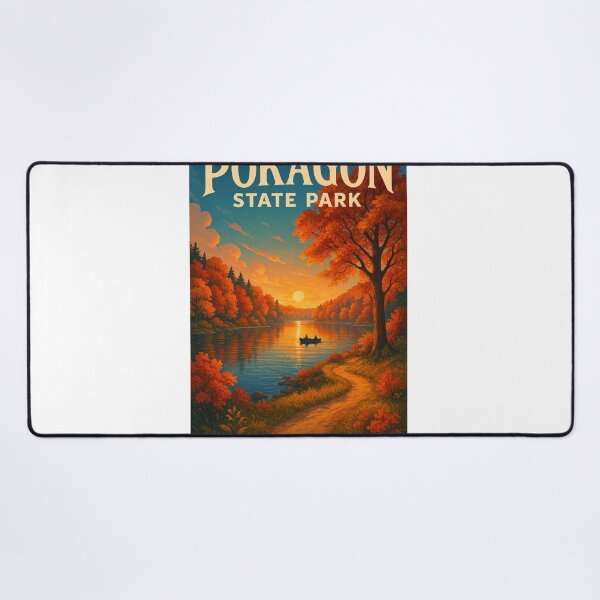 Item preview, Sunset Canoe Ride in Pokagon State Park, Indiana designed and sold by Aryabek.