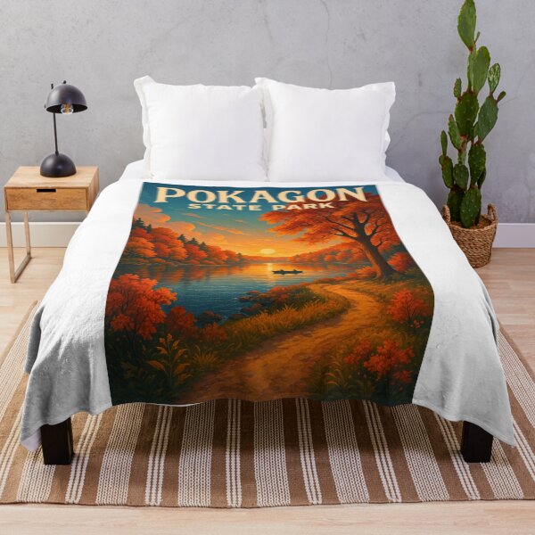 Item preview, Sunset Canoe Ride in Pokagon State Park, Indiana designed and sold by Aryabek.