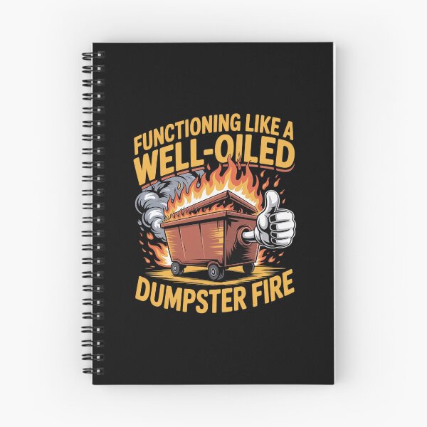 Item preview, Functioning Like a Well-Oiled Dumpster Fire designed and sold by JonBarnes22.