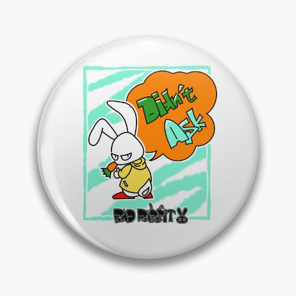 Item preview, BAD RABBIT SERIES – Deadpan Bunny Attitude Tees designed and sold by collectionA.