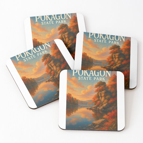 Item preview, Autumn Reflections at Pokagon State Park, Indiana designed and sold by Aryabek.