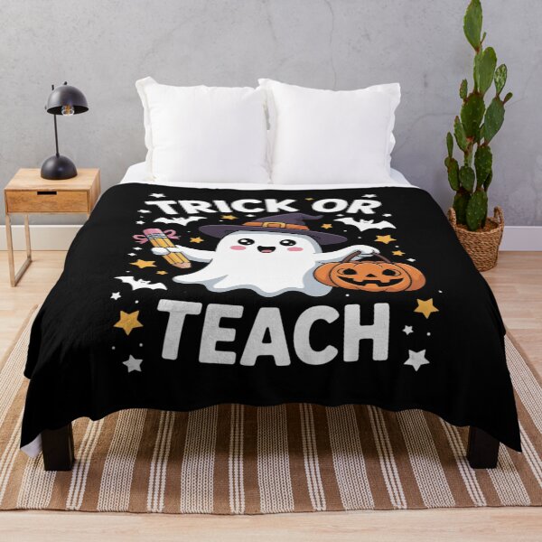 Item preview, Halloween Teacher For Women Trick Or Teach designed and sold by HuValverdeArt.