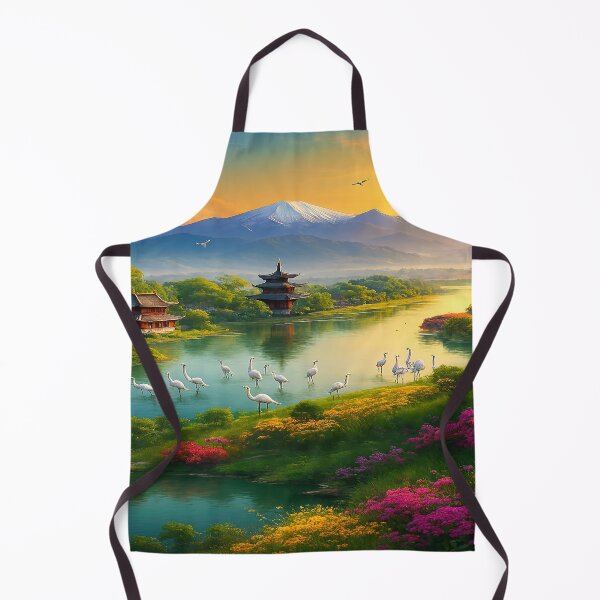Item preview, Asian Style Landscape designed and sold by DinsignStudio.