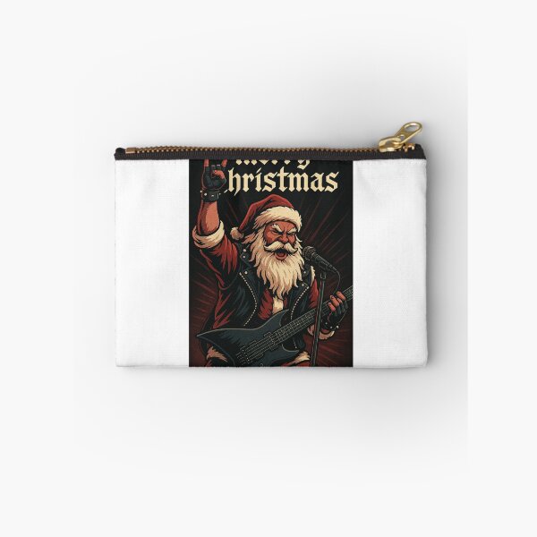 Item preview, Heavy Metal Santa Playing Guitar for Christmas designed and sold by Aryabek.