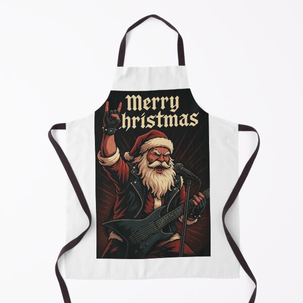 Item preview, Heavy Metal Santa Playing Guitar for Christmas designed and sold by Aryabek.