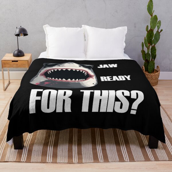 Item preview, Edgy Shark T-Shirt – Jaw Ready For This? designed and sold by LarryMBrown.