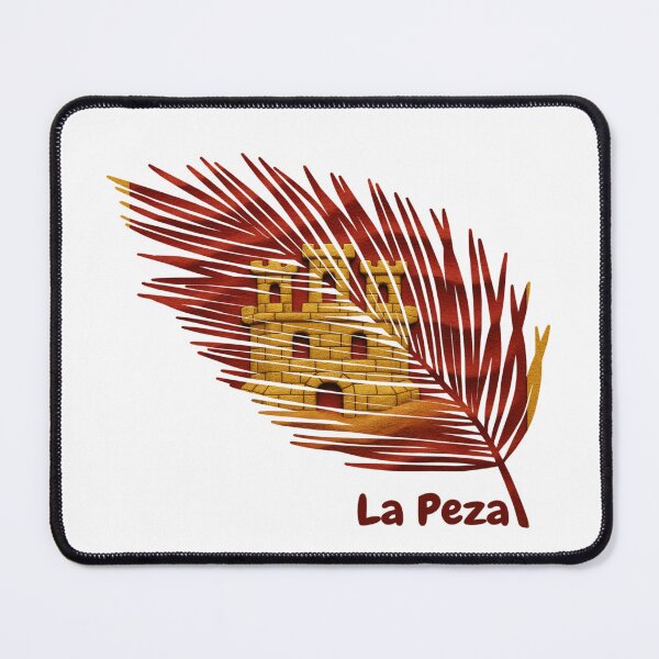 Item preview, Abstract Flag of La Peza – Feather Shape Design designed and sold by ArteJorge48.