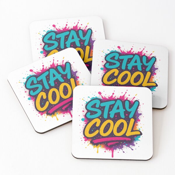 Item preview, Stay Cool Graffiti Typography Design designed and sold by trendly21.