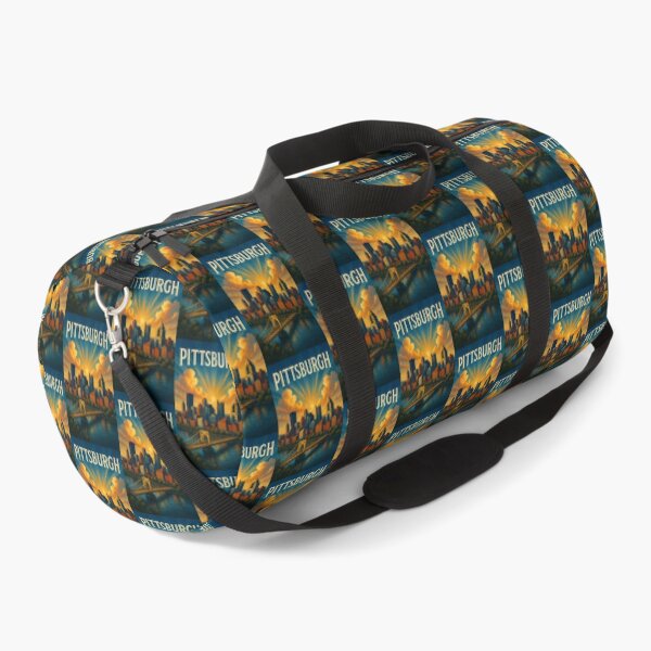 Item preview, Sunrise over Pittsburgh Skyline and Bridge in Pennsylvania designed and sold by Aryabek.