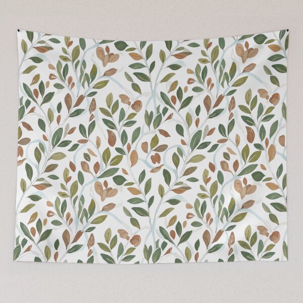 Item preview, Elegant Forest Tapestry: Seamless Botanical Foliage Pattern designed and sold by MonaRose_Art.