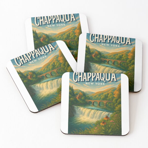 Item preview, Waterfall and Stone Bridge in Chappaqua, New York designed and sold by Aryabek.