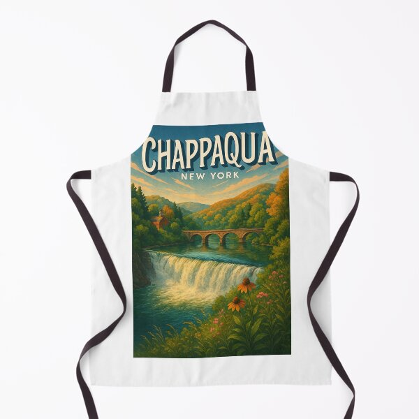 Item preview, Waterfall and Stone Bridge in Chappaqua, New York designed and sold by Aryabek.