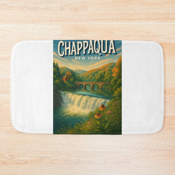 Item preview, Waterfall and Stone Bridge in Chappaqua, New York designed and sold by Aryabek.