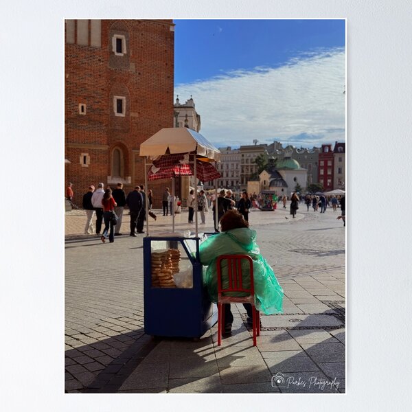 Item preview, Street Food Vendor In Poland designed and sold by ParkesPhotography.