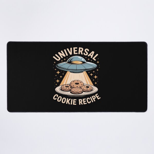 Item preview, Funny Alien UFO Universal Cookie Recipe Space designed and sold by JonBarnes22.