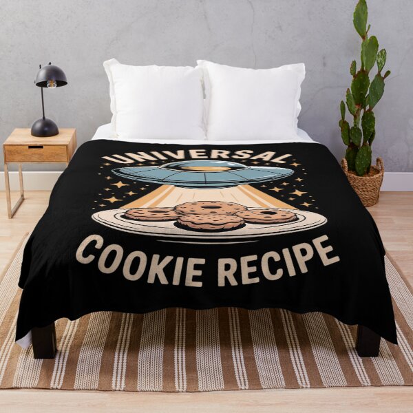 Aperçu de l'œuvre Recette de biscuits extraterrestres OVNI rigolote universelle de l'espace créée et vendue par JonBarnes22.