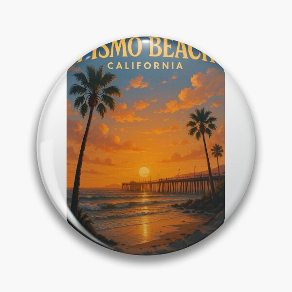 Item preview, Sunset at Pismo Beach Pier on the California Coast designed and sold by Aryabek.