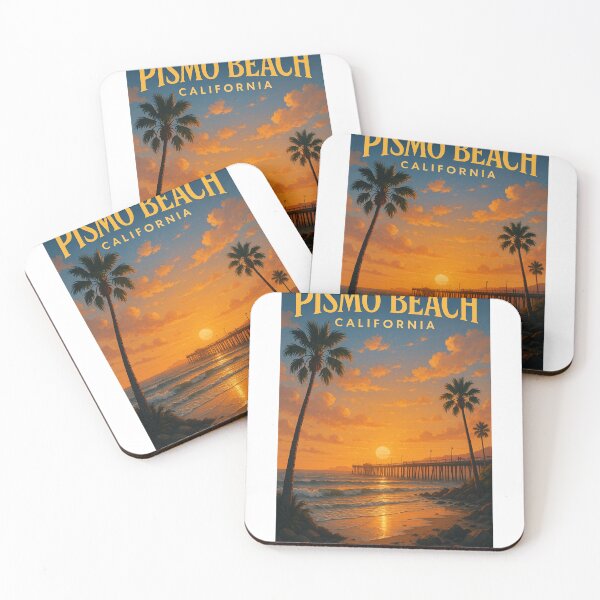 Item preview, Sunset at Pismo Beach Pier on the California Coast designed and sold by Aryabek.