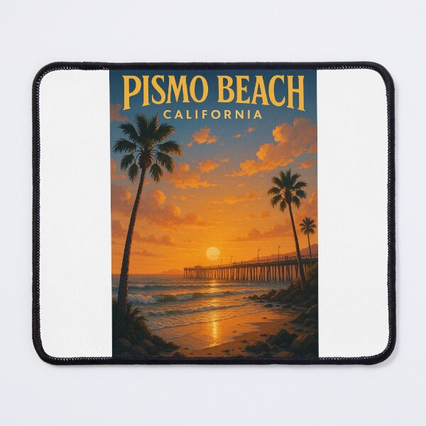 Item preview, Sunset at Pismo Beach Pier on the California Coast designed and sold by Aryabek.