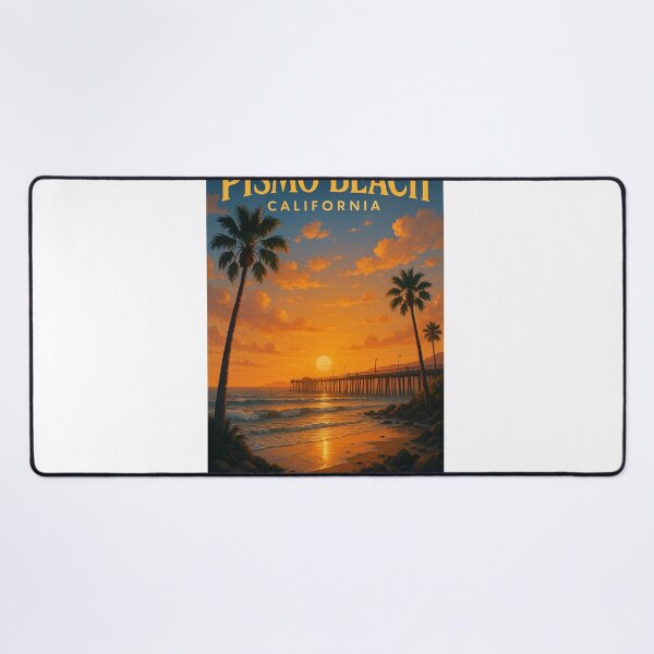 Item preview, Sunset at Pismo Beach Pier on the California Coast designed and sold by Aryabek.