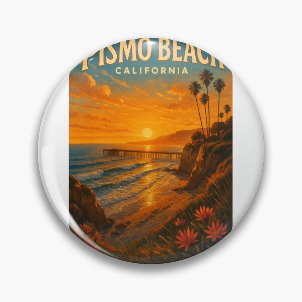 Item preview, Pismo Beach Cliffs and Ocean Sunset in California designed and sold by Aryabek.
