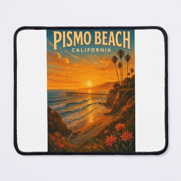 Item preview, Pismo Beach Cliffs and Ocean Sunset in California designed and sold by Aryabek.