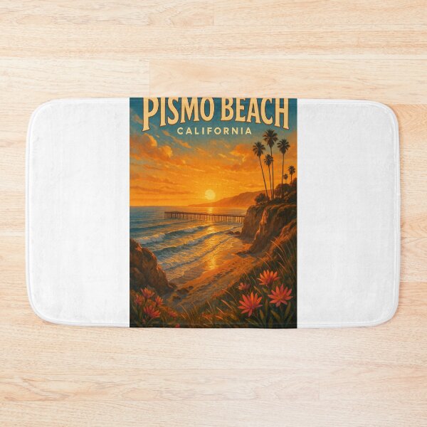 Item preview, Pismo Beach Cliffs and Ocean Sunset in California designed and sold by Aryabek.