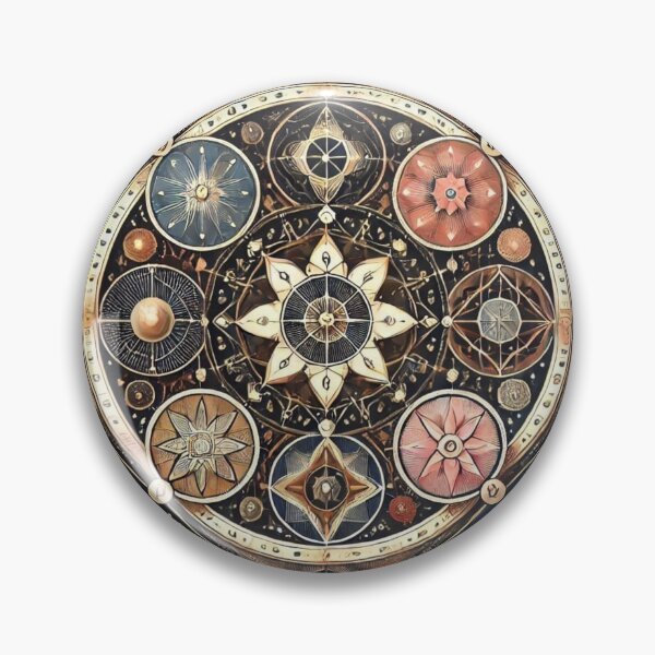 Item preview, Sacred Geometry Cosmic Mandala – Celestial Abstract Pattern Art designed and sold by Dogandesighn.