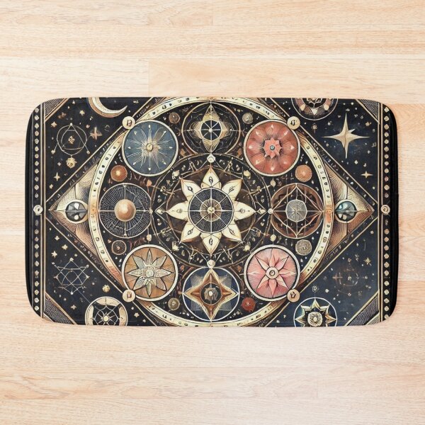 Item preview, Sacred Geometry Cosmic Mandala – Celestial Abstract Pattern Art designed and sold by Dogandesighn.