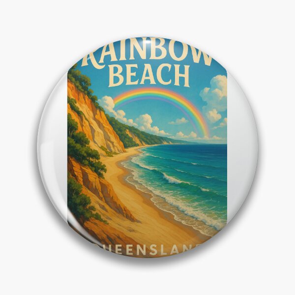 Item preview, Rainbow Beach Cliffs and Shoreline in Queensland, Australia designed and sold by Aryabek.