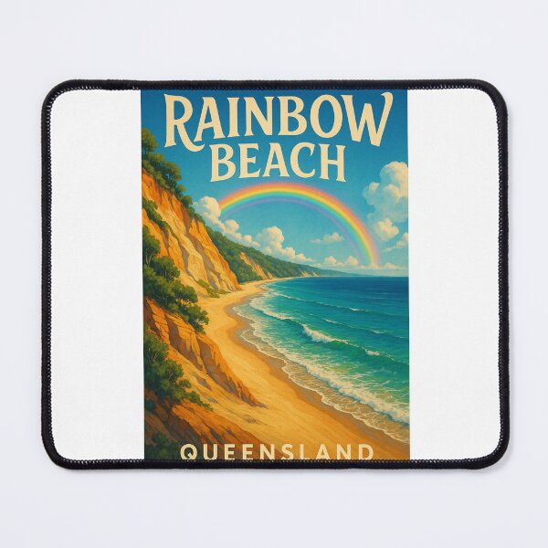Item preview, Rainbow Beach Cliffs and Shoreline in Queensland, Australia designed and sold by Aryabek.