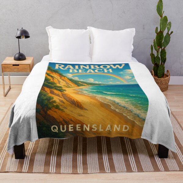 Item preview, Rainbow Beach Cliffs and Shoreline in Queensland, Australia designed and sold by Aryabek.