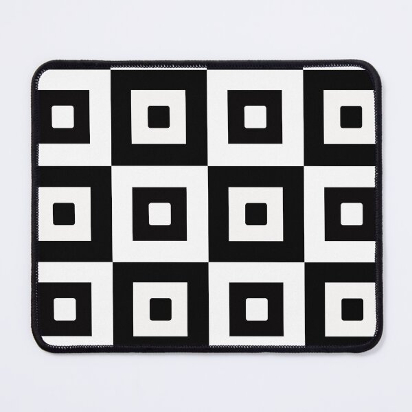 Item preview, Black White Checkered Squares Pattern Design designed and sold by PatternTitan.