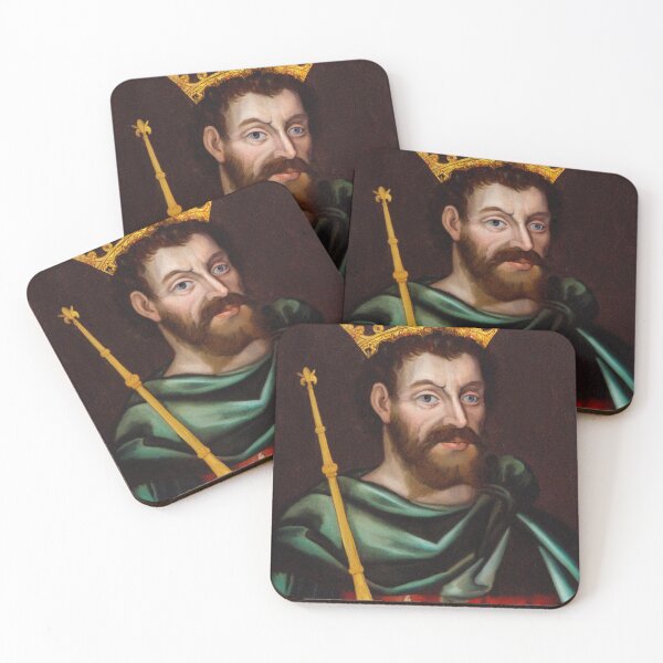 Item preview, Medieval portrait of King John I of England designed and sold by Vintage Designs +.