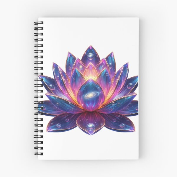 Item preview, Cosmic Lotus Bloom: Galactic Nebula & Spiritual Dewdrop Art designed and sold by MonaRose_Art.