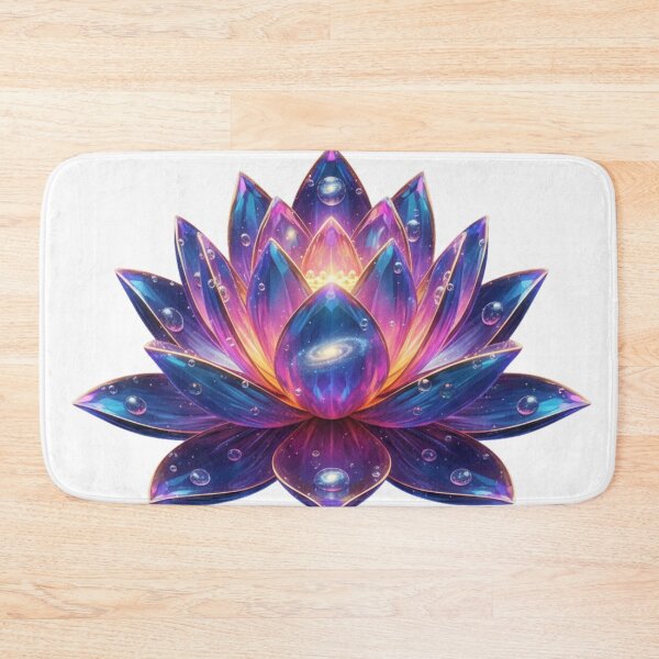 Item preview, Cosmic Lotus Bloom: Galactic Nebula & Spiritual Dewdrop Art designed and sold by MonaRose_Art.