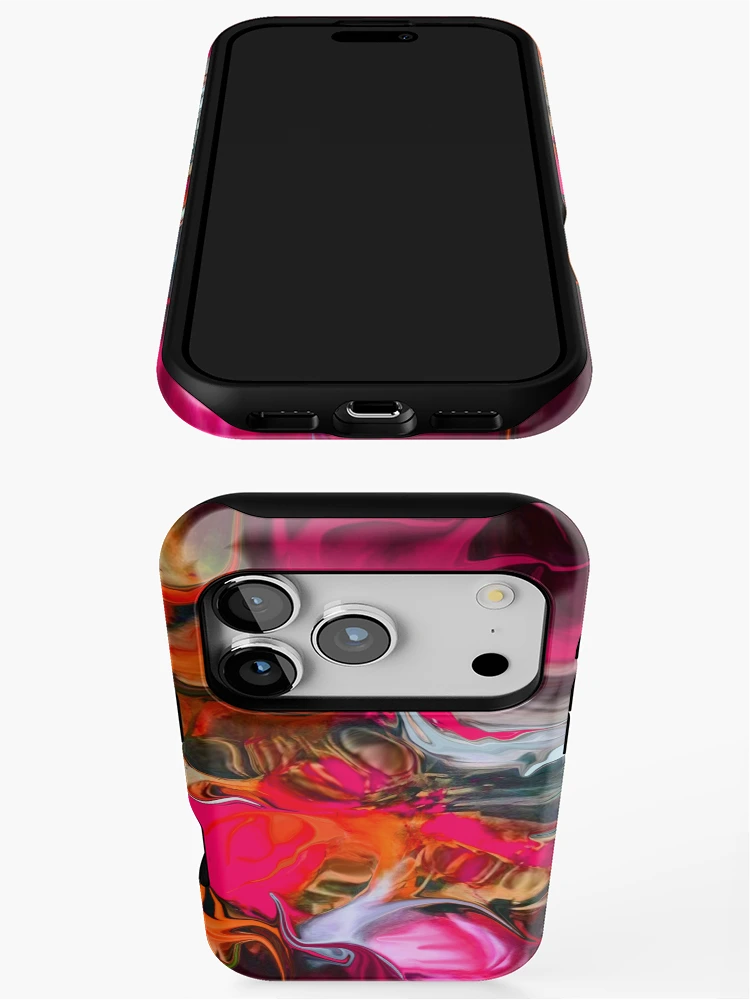 Thumbnail 3 of 4, iPhone Case, Digital Abstract 8 R designed and sold by studioabstract.